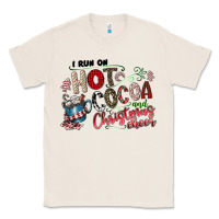 Natural I Run Hot Cocoa And Christmas Cheer Classic Tee - CowhideDigitalArt
