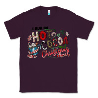 Plum I Run Hot Cocoa And Christmas Cheer Classic Tee - CowhideDigitalArt
