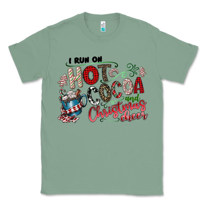 I Run Hot Cocoa And Christmas Cheer Classic Tee by CowhideDigitalArt | Teevron