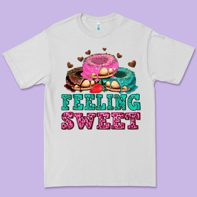 Feeling Sweet Donuts Premium Tee Designed By Adodesignshop