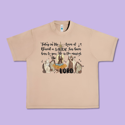 Nativity Urban Heavy Tee Designed By Maliassmallbusiness