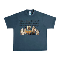 Midnight Navy nativity Urban Heavy Tee - MaliasSmallBusiness