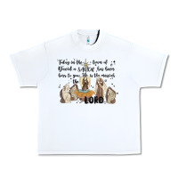White nativity Urban Heavy Tee - MaliasSmallBusiness