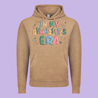 In My Gymnastics Era Vintage Hoodie Designed By Maliassmallbusiness