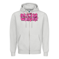 Dove Grey Breast Cancer Daycare Worker Zipper Hoodie - texasbilliewilder