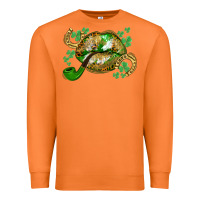Carrot St. Patrick's Day lips Premium Sweatshirt - CowGirlArtShop