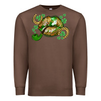 Chestnut St. Patrick's Day lips Premium Sweatshirt - CowGirlArtShop