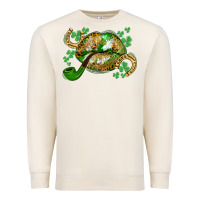 Sandshell St. Patrick's Day lips Premium Sweatshirt - CowGirlArtShop
