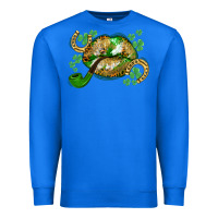 True Royal St. Patrick's Day lips Premium Sweatshirt - CowGirlArtShop