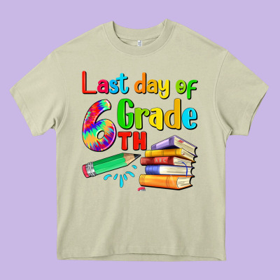 Last Day Of Sixth Grade Heavy Core Tee Designed By Artiststas