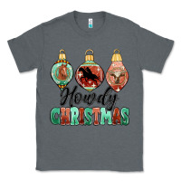 Charcoal Heather howdy christmas Classic Tee - MaliasSmallBusiness