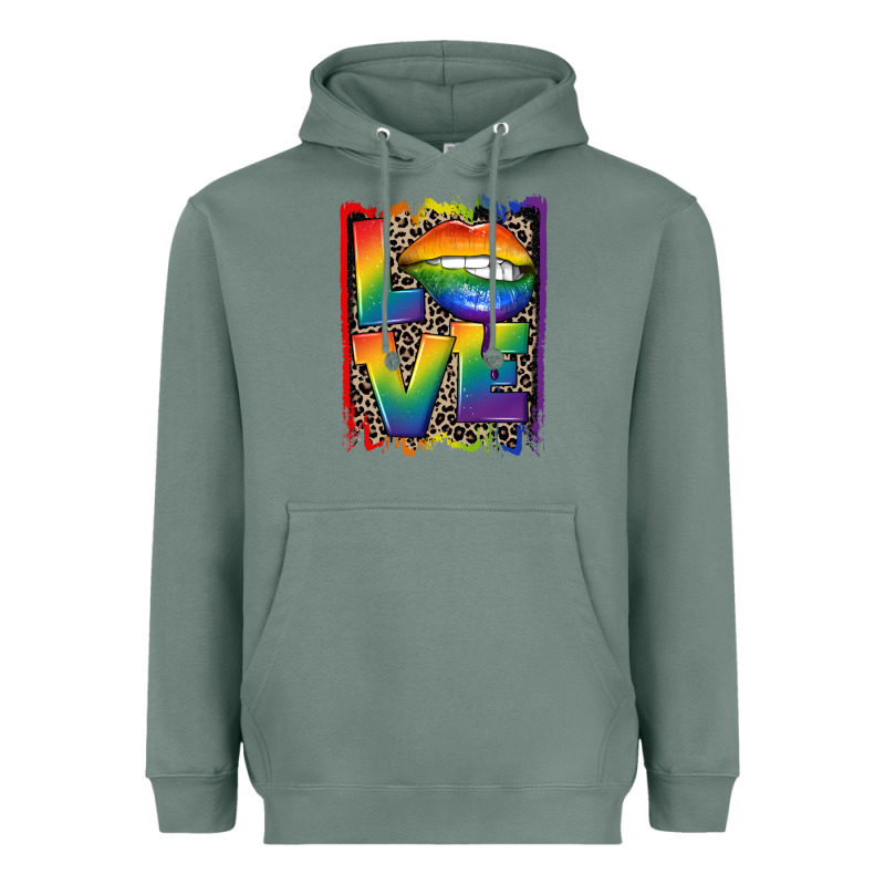 Love Pride Heavyweight Hoodie by CowGirlArtShop | Teevron