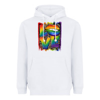 White Love pride Heavyweight Hoodie - CowGirlArtShop