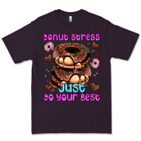 Plum donut stress just do your best Premium Tee - AdoDesignShop