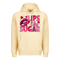 Pina Colada Lips like sugar Valentine's Day Premium Hoodie - HowdyJamesFarm
