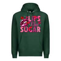 Sports Green Lips like sugar Valentine's Day Premium Hoodie - HowdyJamesFarm