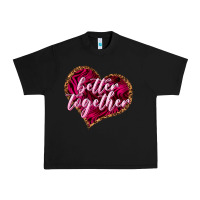 Black better together Urban Heavy Tee - NancyCooperArtShop