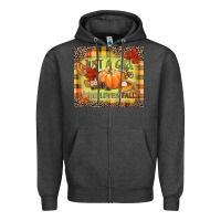 Charcoal Heather Just a girl who loves Fall Zipper Hoodie - NancyCooperArtShop