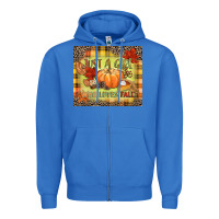 True Royal Just a girl who loves Fall Zipper Hoodie - NancyCooperArtShop