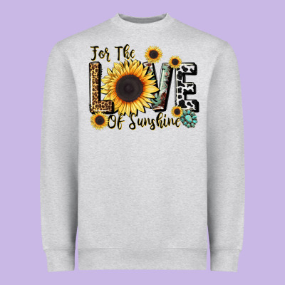For The Love Of Sunshine Heavyweight Sweatshirt Designed By Lillyallendesigns