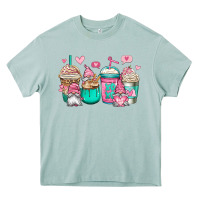 Arona valentines day gnomes coffee cups Heavy Core Tee - Jasminsmagicworld