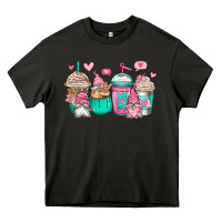Asphalt valentines day gnomes coffee cups Heavy Core Tee - Jasminsmagicworld