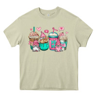 Mossy valentines day gnomes coffee cups Heavy Core Tee - Jasminsmagicworld