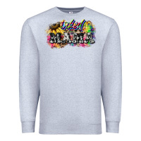 Heather Grey inked mama mother's day Premium Sweatshirt - HowdyJamesFarm