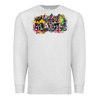 Oatmeal Heather inked mama mother's day Premium Sweatshirt - HowdyJamesFarm