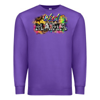 Purple inked mama mother's day Premium Sweatshirt - HowdyJamesFarm