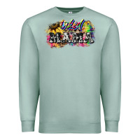 Seafoam inked mama mother's day Premium Sweatshirt - HowdyJamesFarm