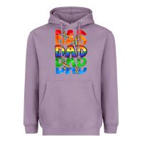 Lavender Dad dad dad pride Heavyweight Hoodie - CowGirlArtShop