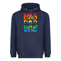 Navy Dad dad dad pride Heavyweight Hoodie - CowGirlArtShop