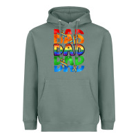 Sage Dad dad dad pride Heavyweight Hoodie - CowGirlArtShop