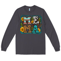 Smoke western leopard mema Long Sleeve Tee - LillyAllenDesigns