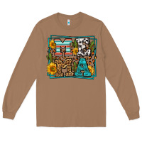 Toasted Coconut western leopard mema Long Sleeve Tee - LillyAllenDesigns