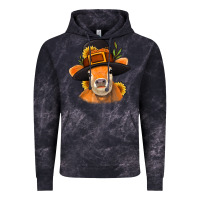 Cloud Black Thanksgiving Cow Vintage Hoodie - NancyCooperArtShop