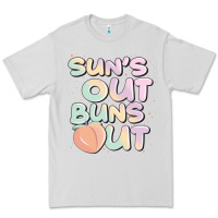 Dove Grey sun's out buns out Premium Tee - JahusDesignShop