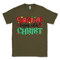 Army Green christmas begins with christ Classic Tee - MaliasSmallBusiness