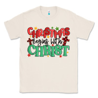 Natural christmas begins with christ Classic Tee - MaliasSmallBusiness