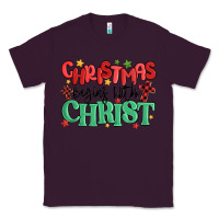Plum christmas begins with christ Classic Tee - MaliasSmallBusiness