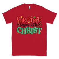 Red christmas begins with christ Classic Tee - MaliasSmallBusiness