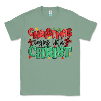 Sage christmas begins with christ Classic Tee - MaliasSmallBusiness