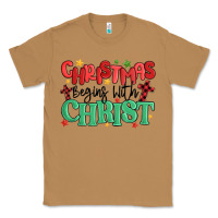 Toasted Coconut christmas begins with christ Classic Tee - MaliasSmallBusiness