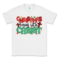 White christmas begins with christ Classic Tee - MaliasSmallBusiness