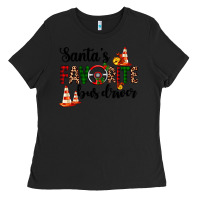 Black santa's favorite bus driver Ladies Tee - AdoDesignShop