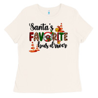 Bone santa's favorite bus driver Ladies Tee - AdoDesignShop