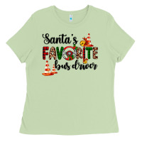 Matcha santa's favorite bus driver Ladies Tee - AdoDesignShop