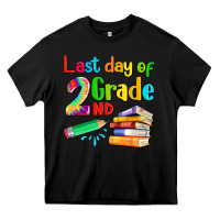 Black last day of second grade Heavy Core Tee - Artiststas