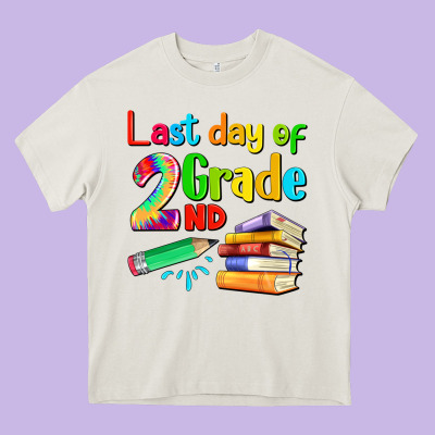 Last Day Of Second Grade Heavy Core Tee Designed By Artiststas